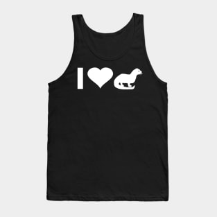 I love marten badger lovers sea otter badger Tank Top